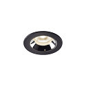 Plafonnier encastr� NUMINOS XS IP20/IP44, chrome, noir 