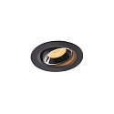 LED Ceiling recessed luminaire NUMINOS� MOVE XS, 3000K, 55�, black/chrome