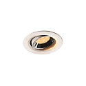 Plafonnier encastr� NUMINOS MOVE XS IP20, chrome, blanche