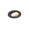 LED Ceiling recessed luminaire NUMINOS� MOVE XS, 4000K, 55�, black/white