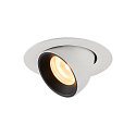 Plafonnier encastr� NUMINOS GIMBLE XS, noir , blanche