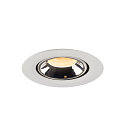 SLV Plafonnier encastr� NUMINOS GIMBLE XS, chrome, blanche