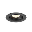 SLV Plafonnier encastr� NUMINOS GIMBLE XS, noir 