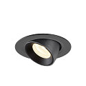 SLV Plafonnier encastr� NUMINOS GIMBLE XS, noir 