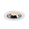 SLV Plafonnier encastr� NUMINOS GIMBLE S, chrome, blanche