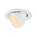 Plafonnier encastr� NUMINOS GIMBLE S, blanche
