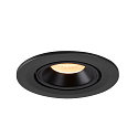 SLV Plafonnier encastr� NUMINOS GIMBLE S, noir 