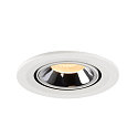 SLV Plafonnier encastr� NUMINOS GIMBLE S, chrome, blanche