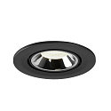 SLV Plafonnier encastr� NUMINOS GIMBLE S, chrome, noir 