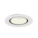 SLV Plafonnier encastr� NUMINOS GIMBLE S, blanche