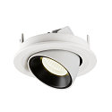 SLV Plafonnier encastr� NUMINOS GIMBLE S, noir , blanche