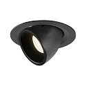 Plafonnier encastr� NUMINOS GIMBLE M, noir 