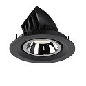 SLV Plafonnier encastr� NUMINOS GIMBLE M, chrome, noir 