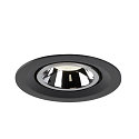 SLV Plafonnier encastr� NUMINOS GIMBLE M, chrome, noir 