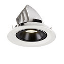 SLV Plafonnier encastr� NUMINOS GIMBLE M, noir , blanche