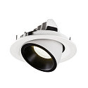 SLV Plafonnier encastr� NUMINOS GIMBLE M, noir , blanche