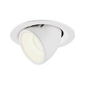 Plafonnier encastr� NUMINOS GIMBLE M, blanche