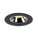 SLV Plafonnier encastr� NUMINOS GIMBLE L, chrome, noir 