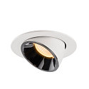 SLV Plafonnier encastr� NUMINOS GIMBLE L, chrome, blanche