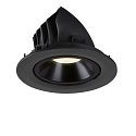 SLV LED Ceiling recessed luminaire NUMINOS� GIMBLE L, 4000K, 40�, black