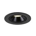 SLV LED Ceiling recessed luminaire NUMINOS� GIMBLE L, 4000K, 40�, black