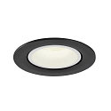 SLV LED Ceiling recessed luminaire NUMINOS� GIMBLE L, 4000K, 40�, black/white
