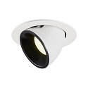 Plafonnier encastr� NUMINOS GIMBLE L, noir , blanche