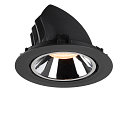 SLV Plafonnier encastr� NUMINOS GIMBLE XL, chrome, noir 