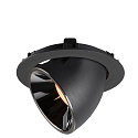 SLV Plafonnier encastr� NUMINOS GIMBLE XL, chrome, noir 