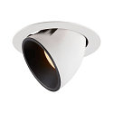 Plafonnier encastr� NUMINOS GIMBLE XL, noir , blanche
