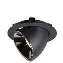SLV Plafonnier encastr� NUMINOS GIMBLE XL, chrome, noir 
