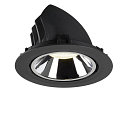 SLV Plafonnier encastr� NUMINOS GIMBLE XL, chrome, noir 