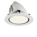 SLV LED Ceiling recessed luminaire NUMINOS� GIMBLE XL, 4000K, 20�, white