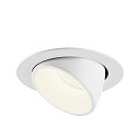 SLV LED Ceiling recessed luminaire NUMINOS� GIMBLE XL, 4000K, 55�, white