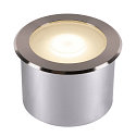 Projecteur encastr� DASAR FLAT 120 EL rond, passable, r�sistant aux chocs IP65/IP67, acier inoxydable 