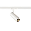 SLV LED 3-phase spot NUMINOS® DALI ZOOM M, 20W, 2700K, 15°, white