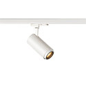 SLV LED 3-phase spot NUMINOS® DALI ZOOM M, 20W, 2700K, 15°, white