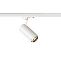 SLV Projecteur triphasé NUMINOS ZOOM M contrôlable par DALI, focalisable, pivotant à la cardan IP20, blanche gradable