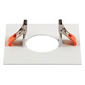SLV Mounting frame for NUMINOS� XS, 160/70mm, square, white