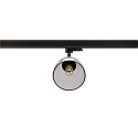 3-phase spot PARA CONE GL GU10, transparent, bamboo
