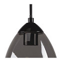 SLV Pendant luminaire PARA CONE GL GU10, transparent, black