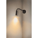 SLV Luminaire mural KARPO GOOSE, noir  gradable