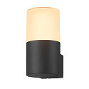 SLV Wall luminaire GRAFIT, E27, round, anthracite