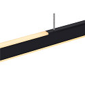 Luminaire � suspension ONE LINEAR 100 PHASE UP/DOWN IP20, noir gradable