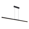 Luminaire � suspension ONE LINEAR 140 PHASE UP/DOWN IP20, noir gradable