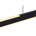 Luminaire � suspension ONE LINEAR 140 PHASE UP/DOWN IP20, noir gradable