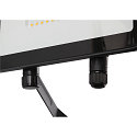 SLV LED Wall / Ceiling luminaire FLOODI L, 48W, 3000K, 100°, anthracite/transparent