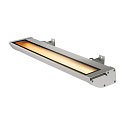 Luminaire mural d'extérieur VANO WING SP SHORT IP65, gris gradable
