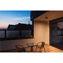 SLV Plafonnier ext�rieur ESKINA FRAME CL SINGLE CCT � 1 flamme, CCT Switch, r�glable IP65, anthrazit 