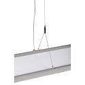 SLV pendant luminaire WORKLIGHT UGR < 19 IP20, silver dimmable